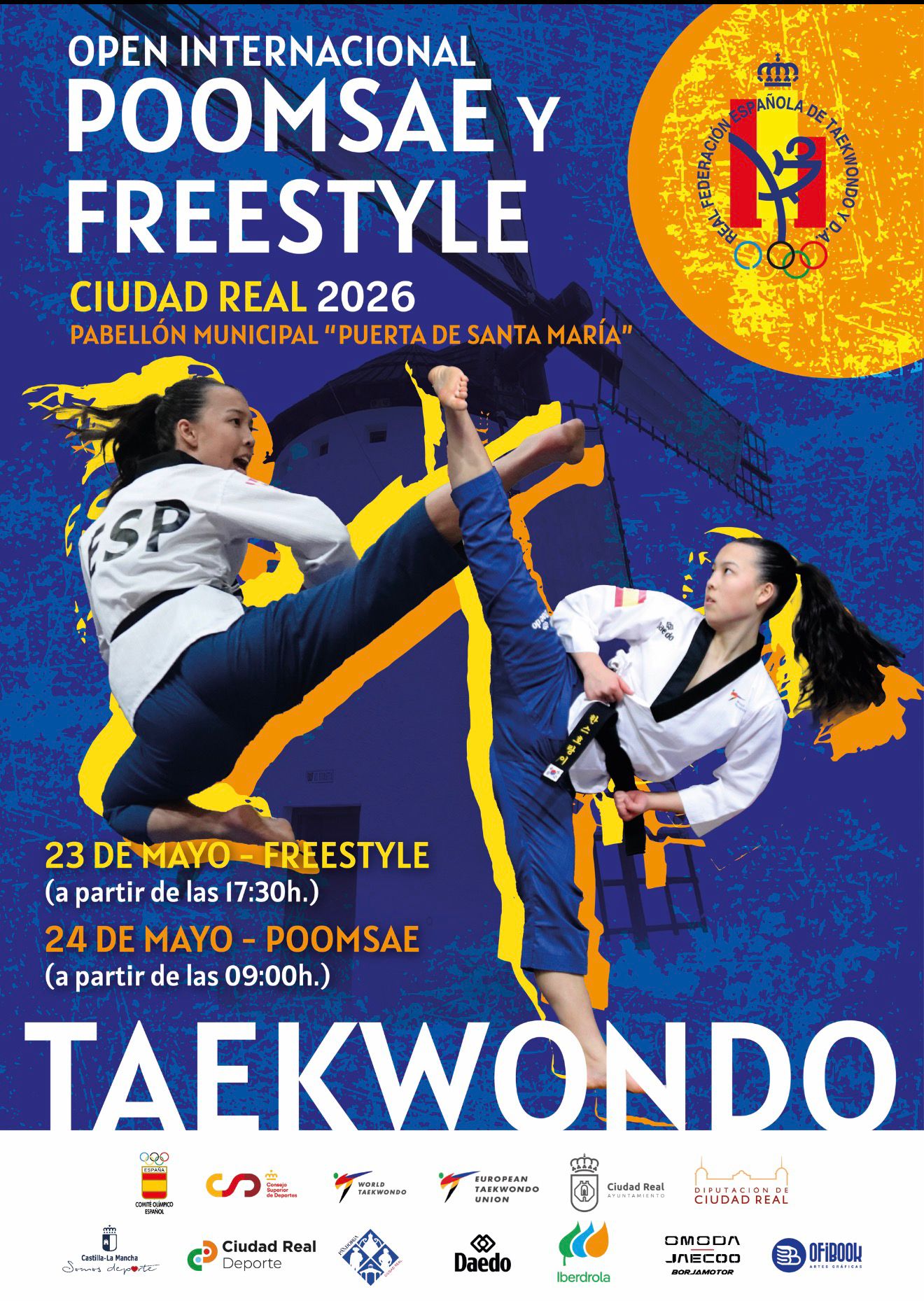 Cerca de mil taekwondistas se dan cita en Ciudad Real para el Campeonato de España Sub-21