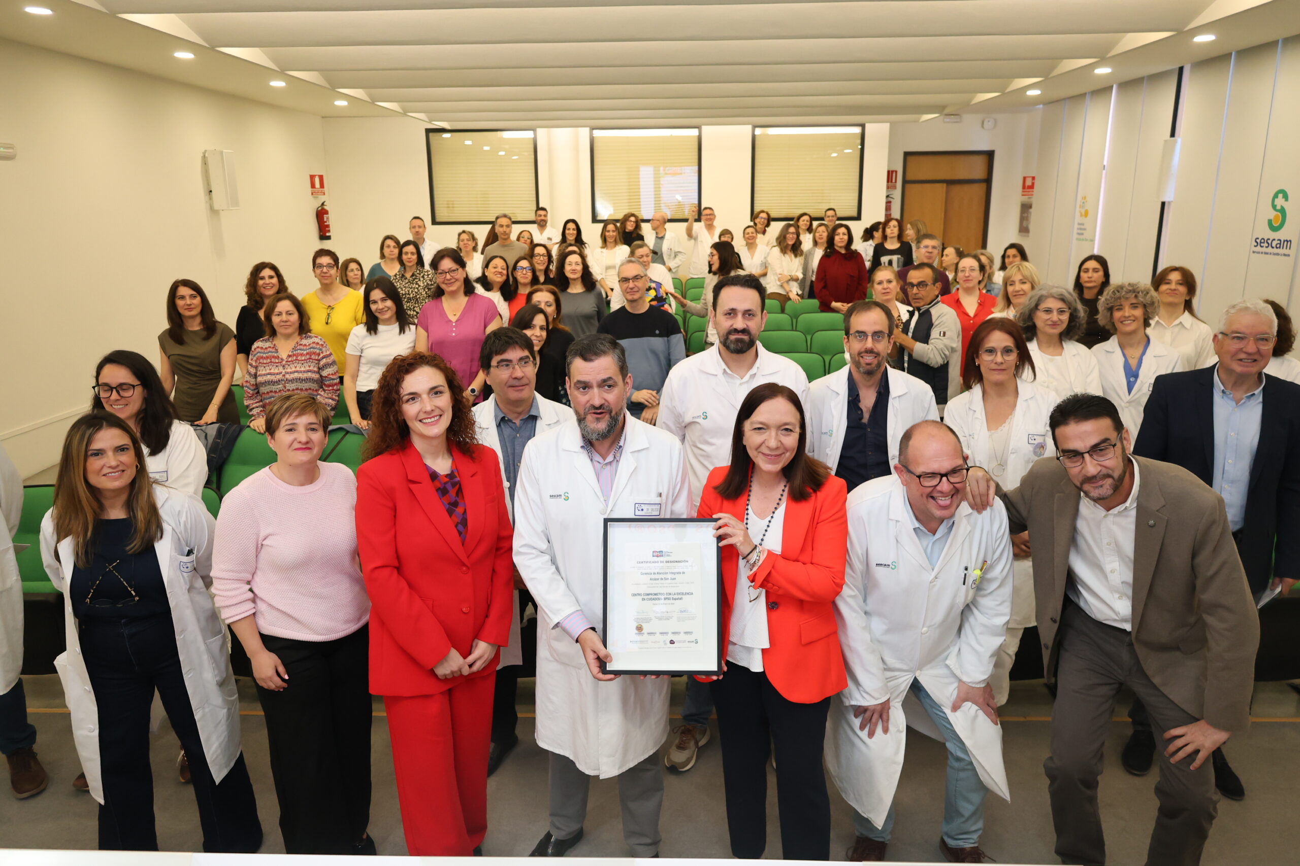 La Gerencia de Alcázar de San Juan Conmemora una Década de Excelencia en Enfermería con su Quinta Redesignación como Centro BPSO