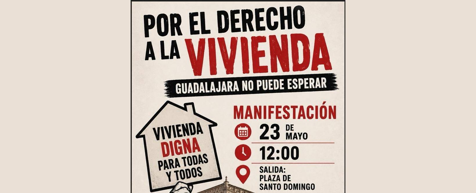 UGT Convoca Manifestación en Guadalajara por una Vivienda Digna y Asequible