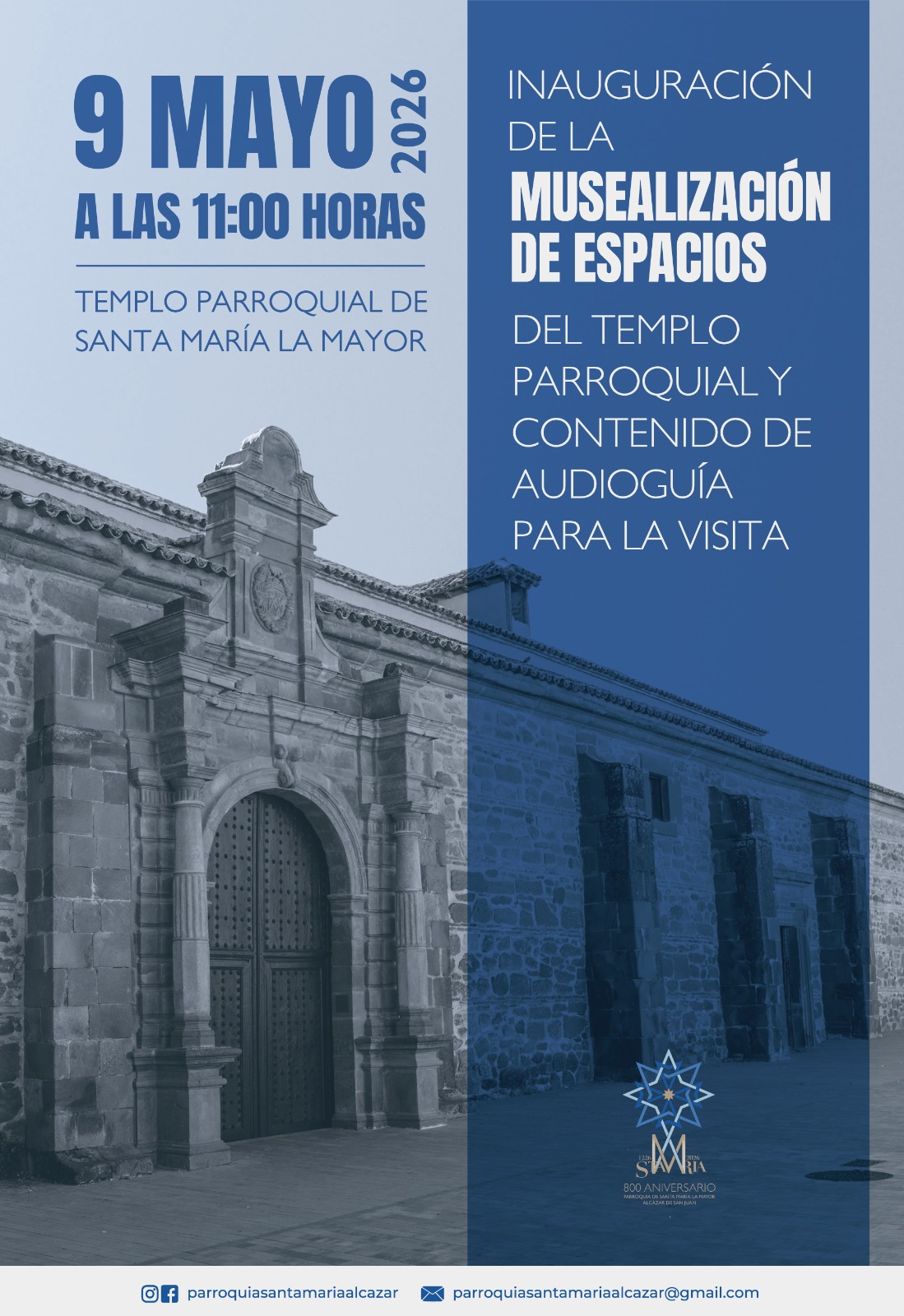 Santa María la Mayor inaugura su musealización y audioguías con motivo de su VIII centenario